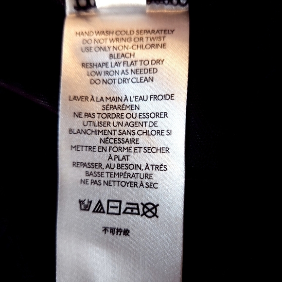 Womens Anthropologie Sheer Black Green Pullover Floral Blouse Mock Turtleneck M - Picture 9 of 15